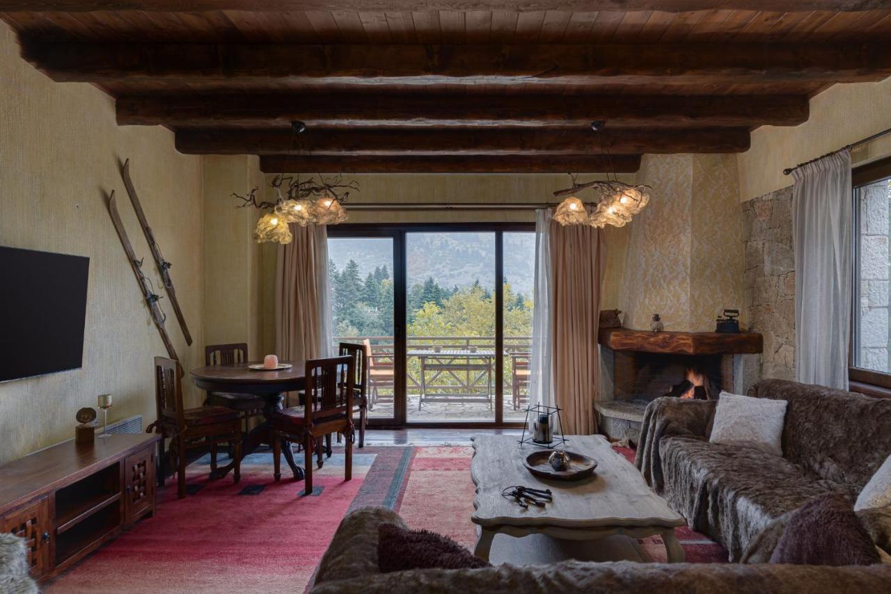 Parnassus Dreamwood Chalet Eptalofos Ngoại thất bức ảnh