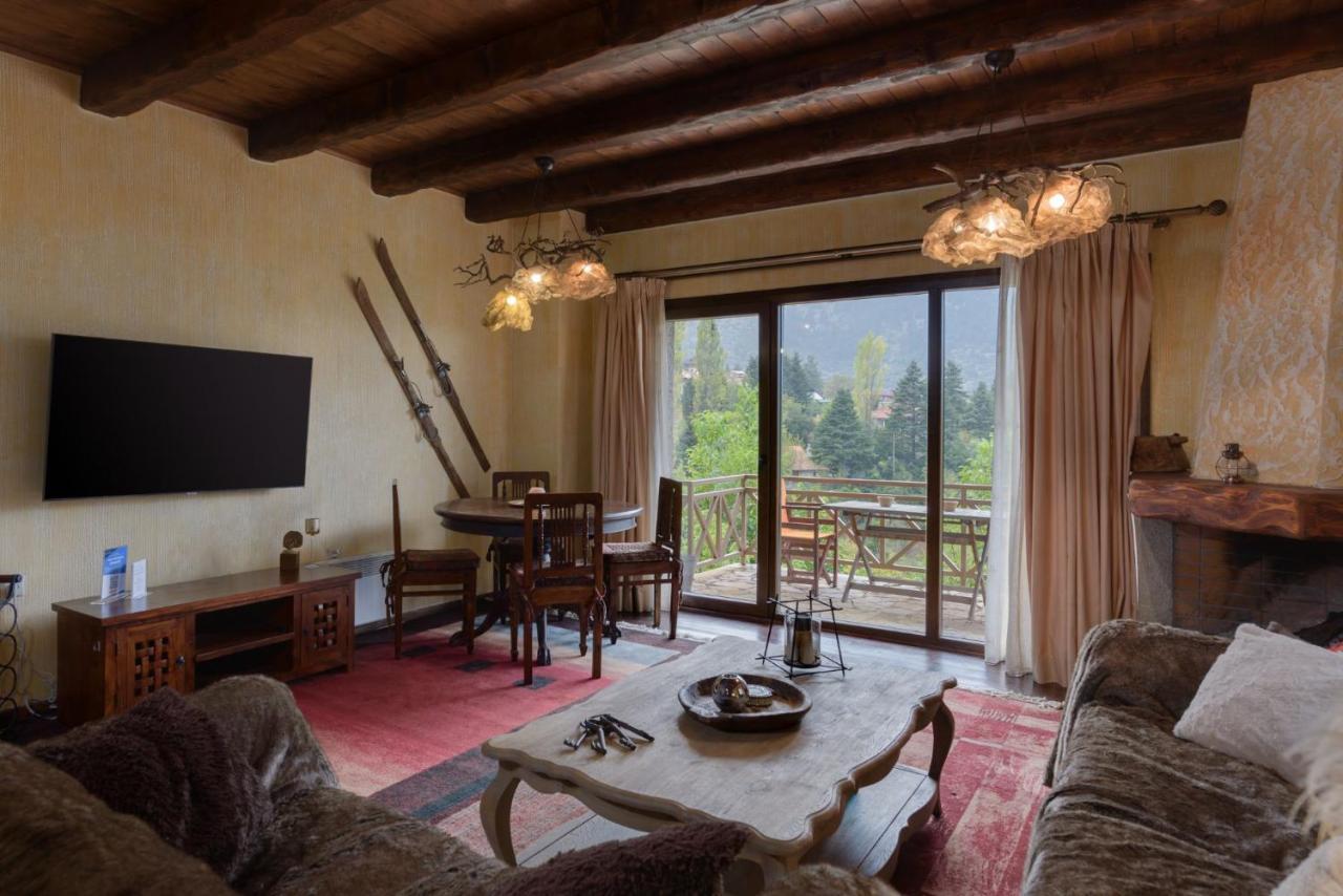 Parnassus Dreamwood Chalet Eptalofos Ngoại thất bức ảnh