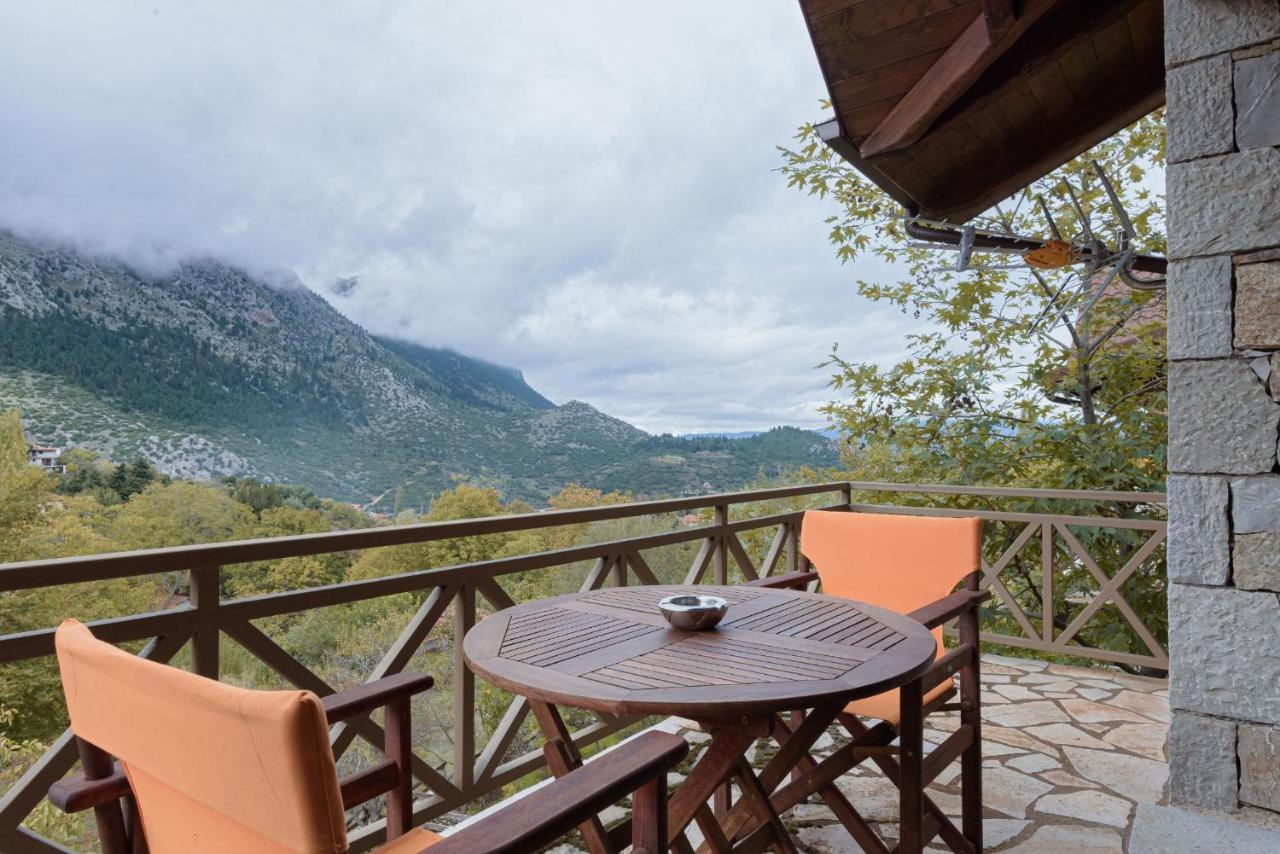 Parnassus Dreamwood Chalet Eptalofos Ngoại thất bức ảnh