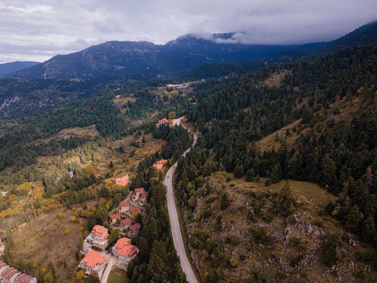 Parnassus Dreamwood Chalet Eptalofos Ngoại thất bức ảnh